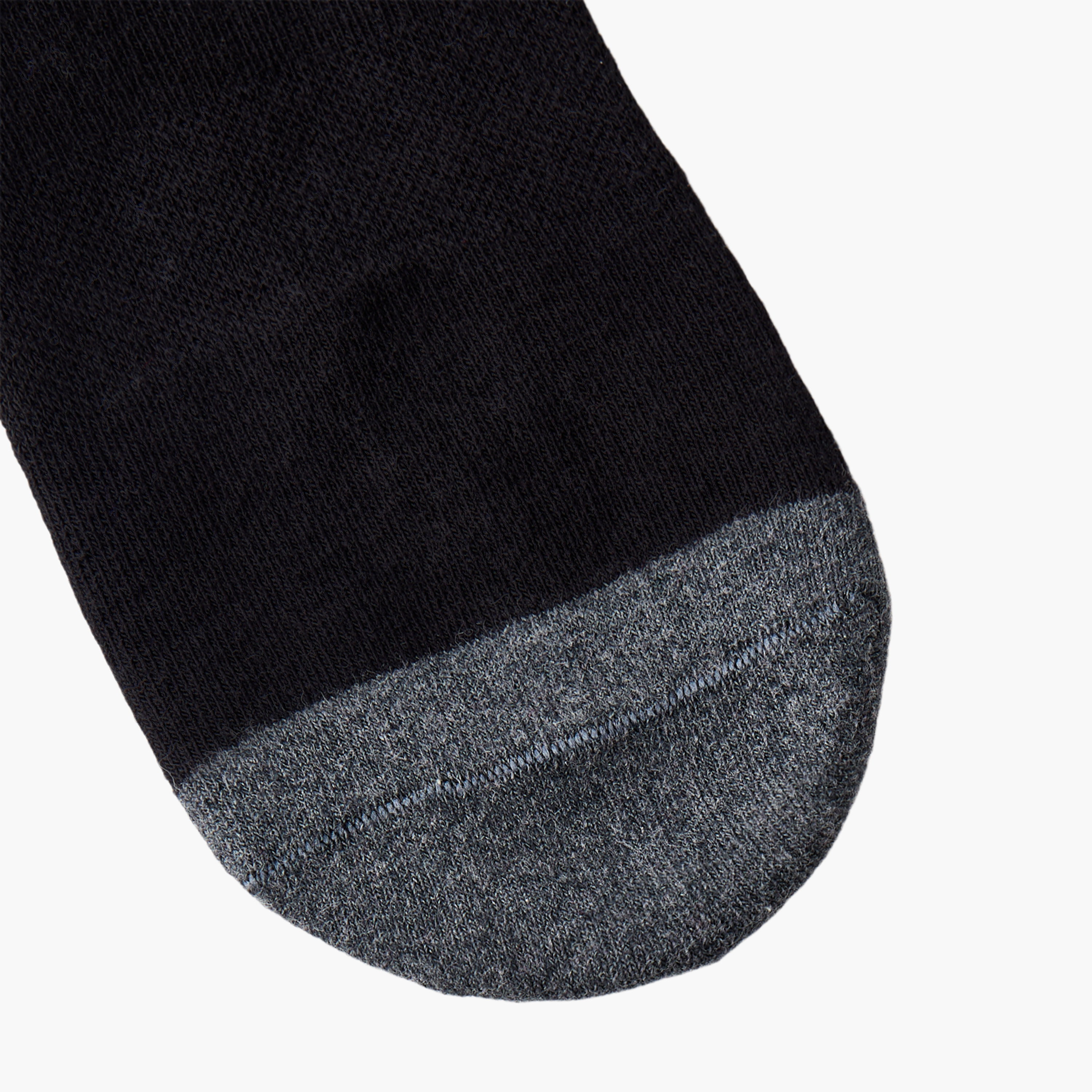 طقم جوارب نصف تيري بطول الكاحل 3 أزواج للرجال-men-socks-image-7