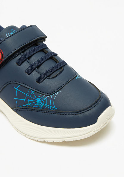 Spider-Man Print Sneakers with Hook and Loop Closure-Boy%27s Sneakers-image-4