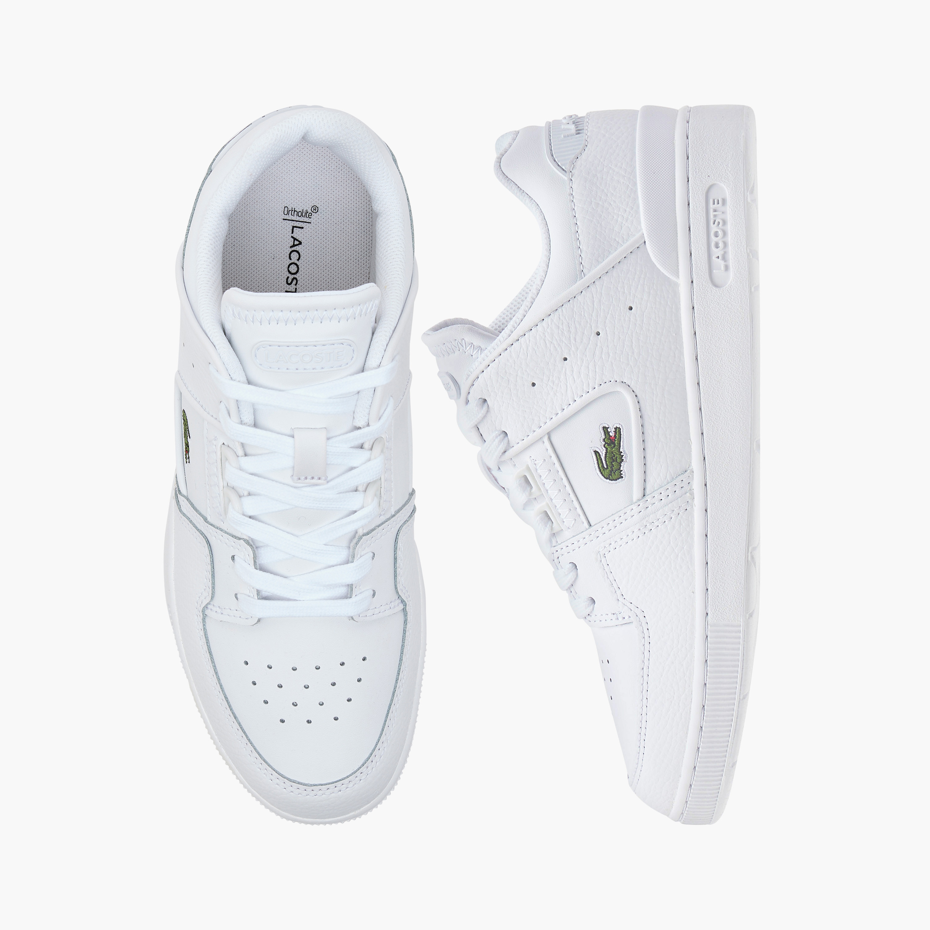 حذاء سنيكرز برباط إغلاق وتطريز شعار للنساء من لاكوست-women-shoes-sneakers-image-1