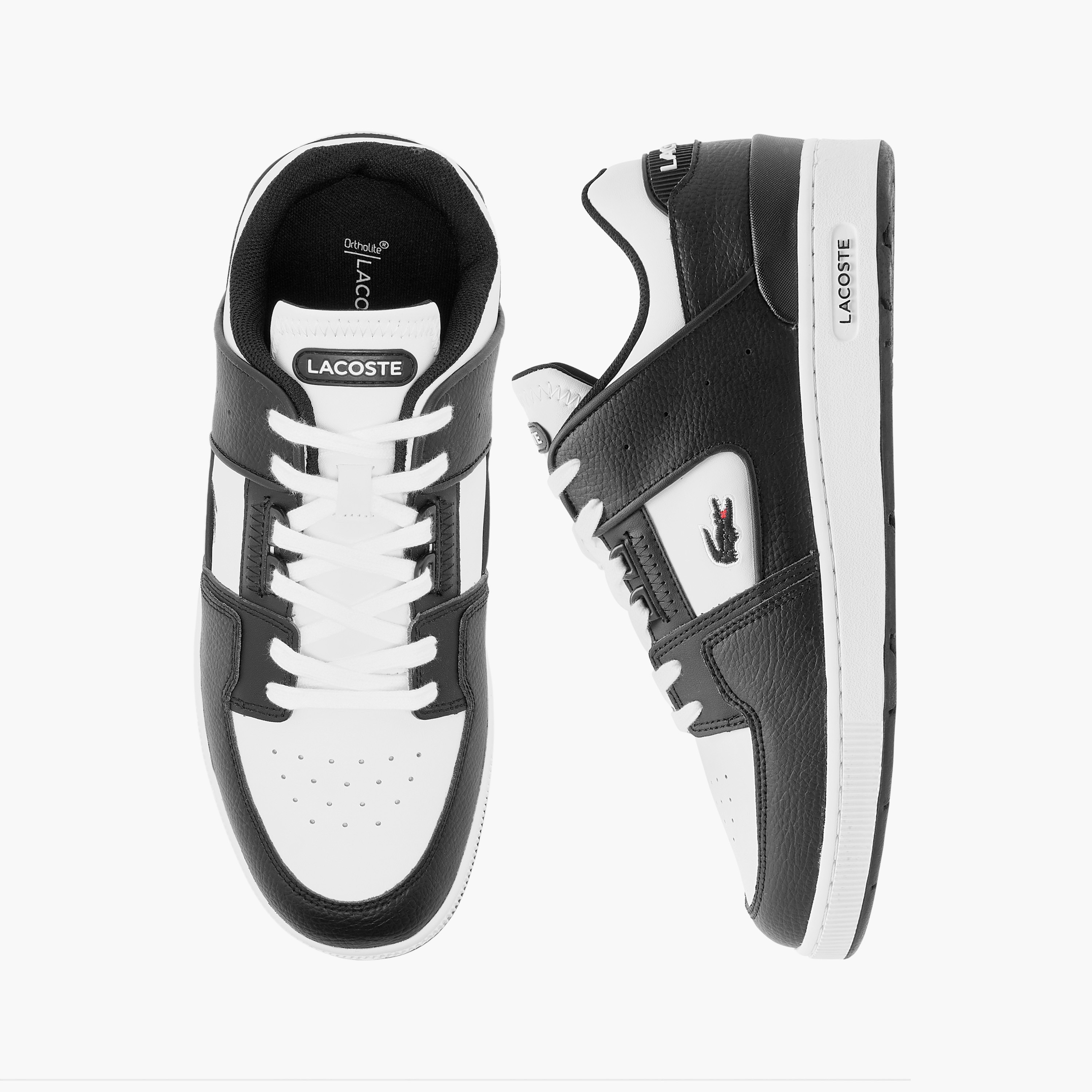 حذاء سنيكرز بألواح ورباط إغلاق للرجال من لاكوست-men-shoes-sneakers-image-1