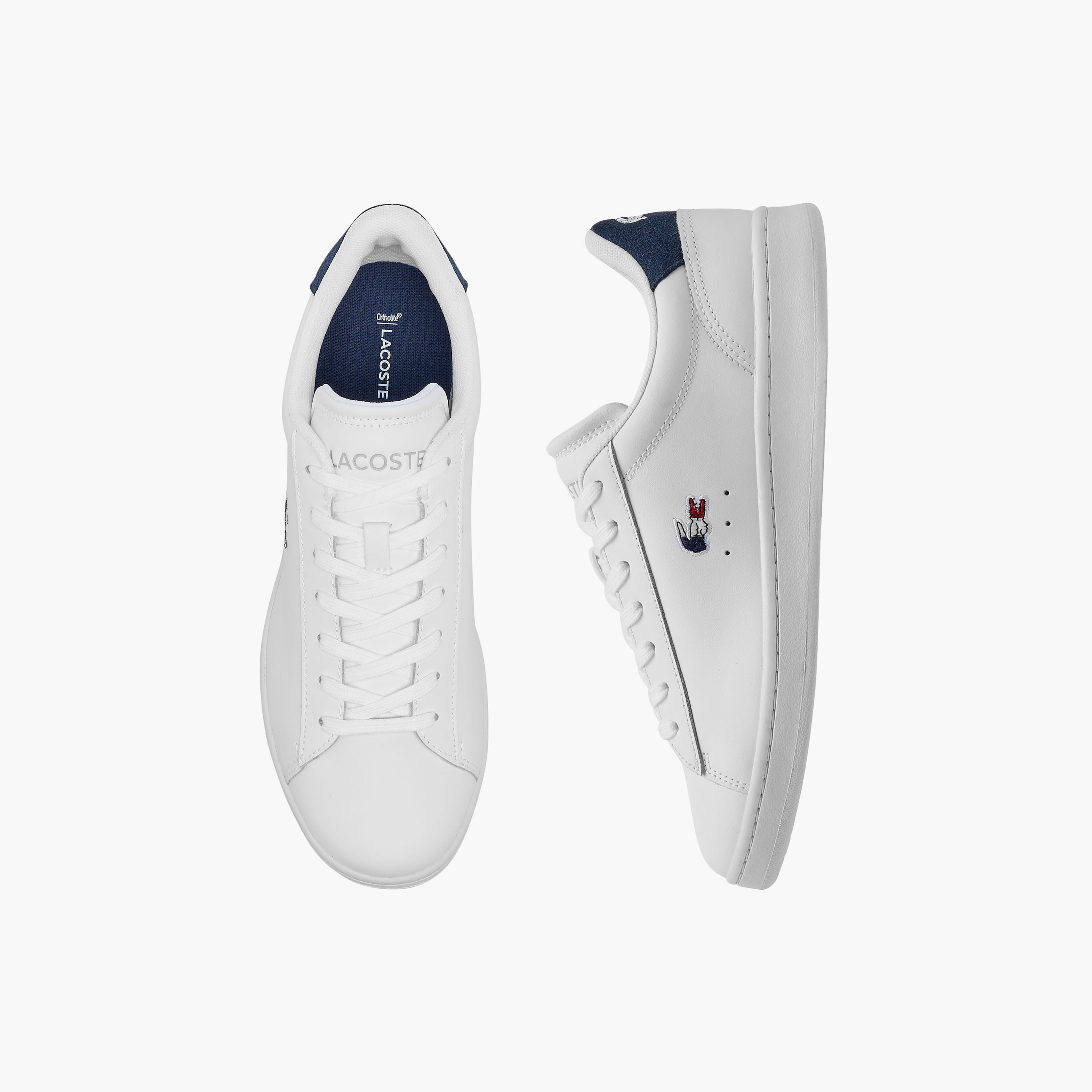 حذاء سنيكرز برباط إغلاق وتفاصيل شعار من لاكوست-men-shoes-sneakers-image-1