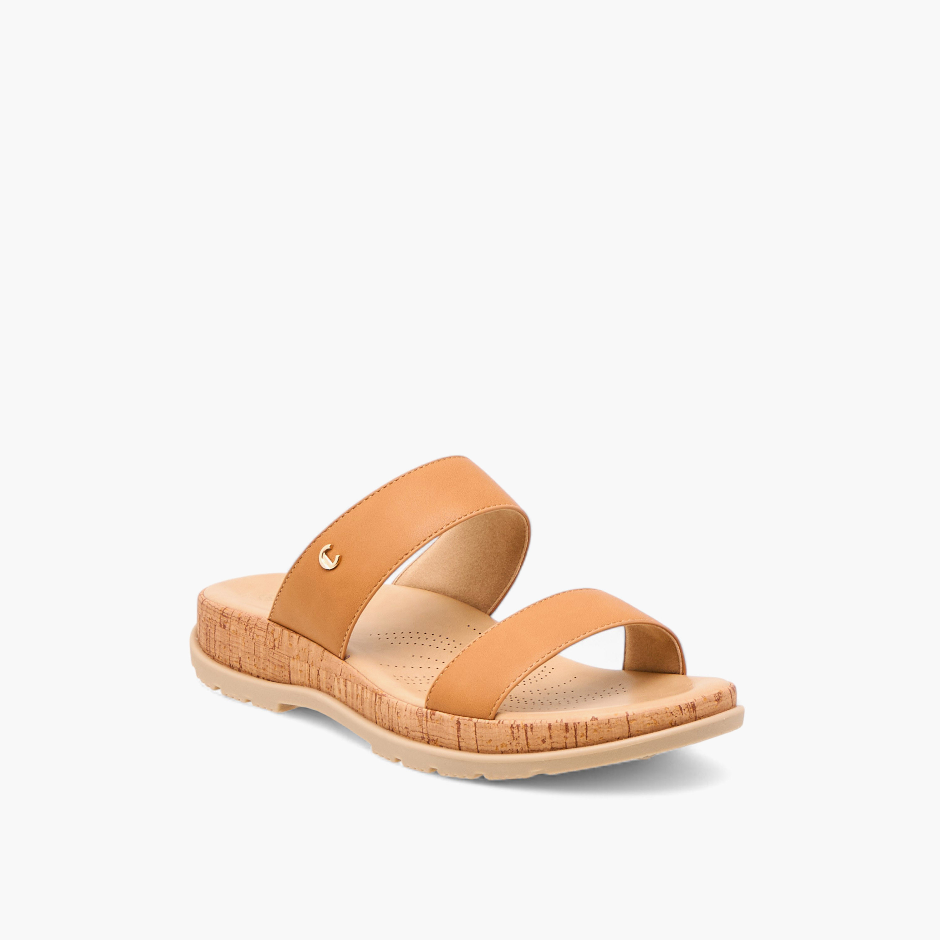 صندل سادة مريح سهل الارتداء من لو كونفورت-women-shoes-sandals-heeled-image-2