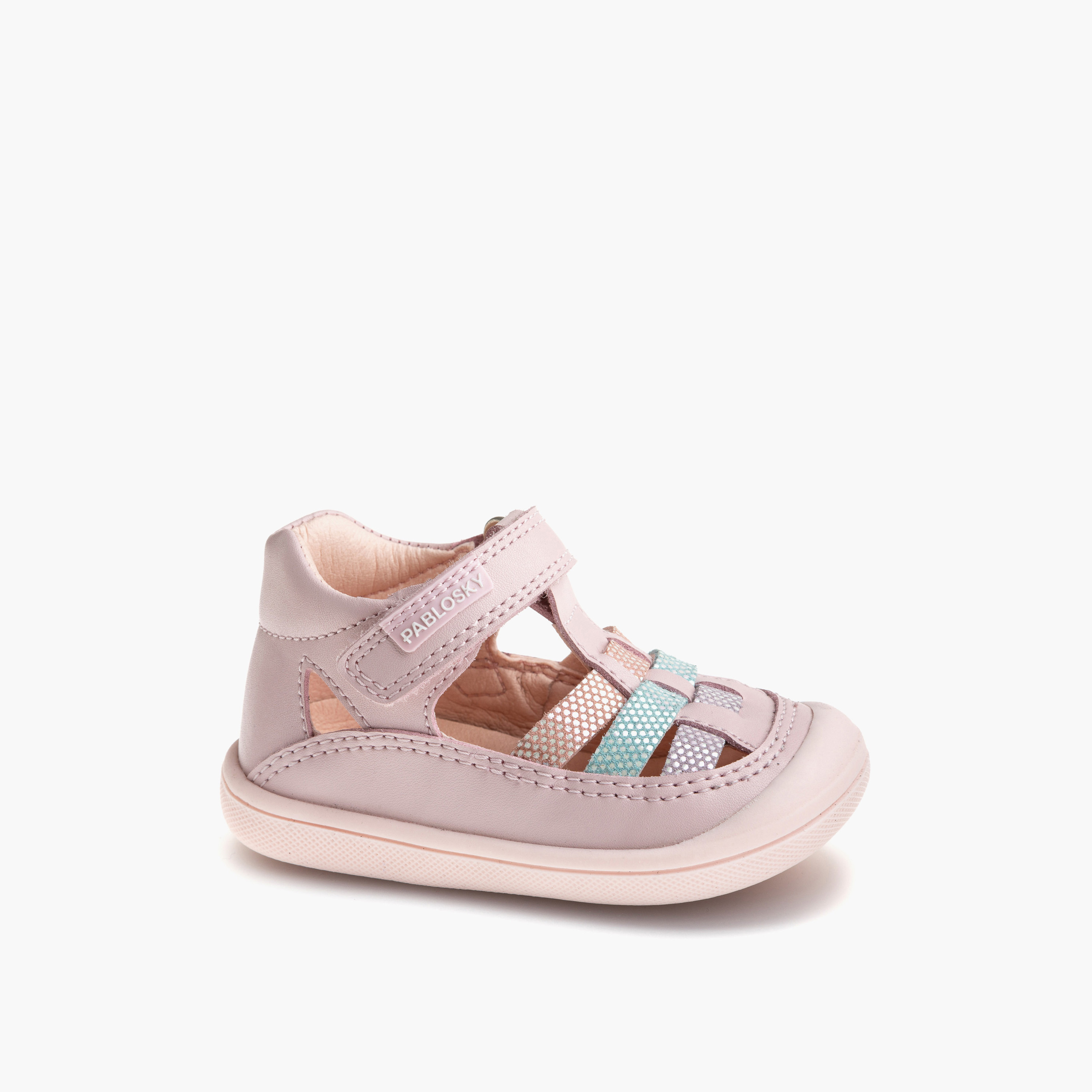 Pablosky Girls' Casual Boots with Hook and Loop Closure-baby-girls-shoes-booties-image-1