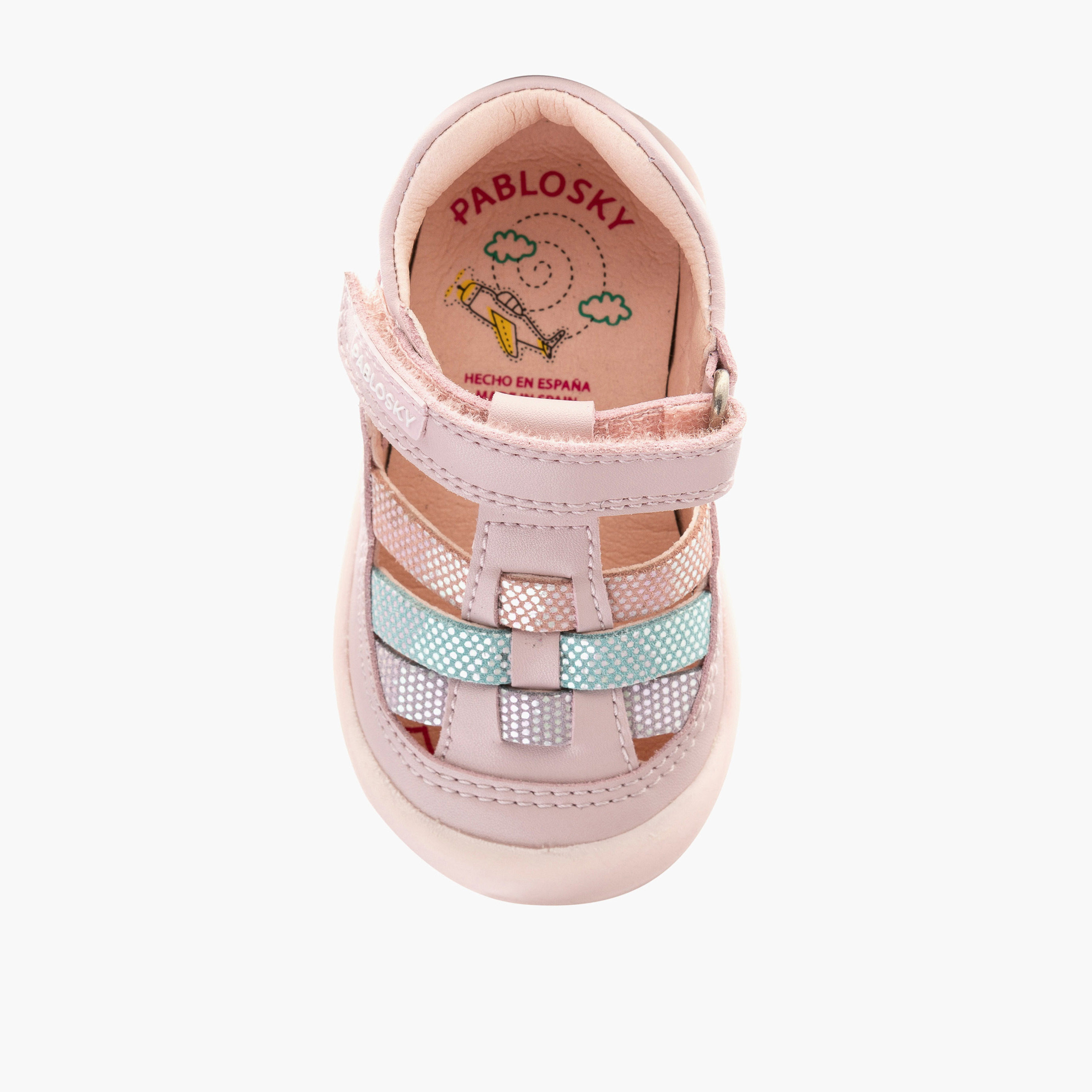 Pablosky Girls' Casual Boots with Hook and Loop Closure-baby-girls-shoes-booties-image-4
