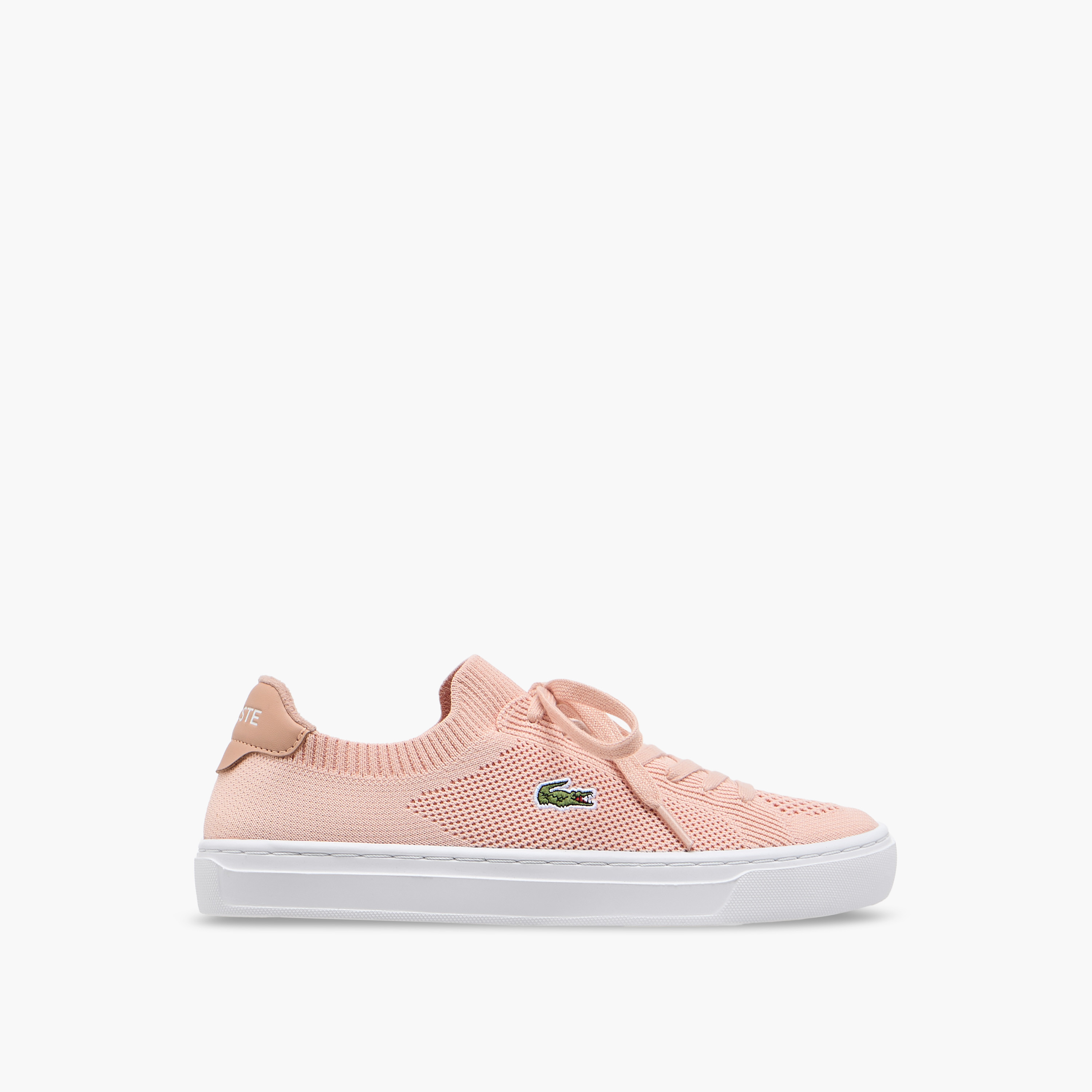 Lacoste Textured Lace-Up Sneakers-women-shoes-sneakers-image-3