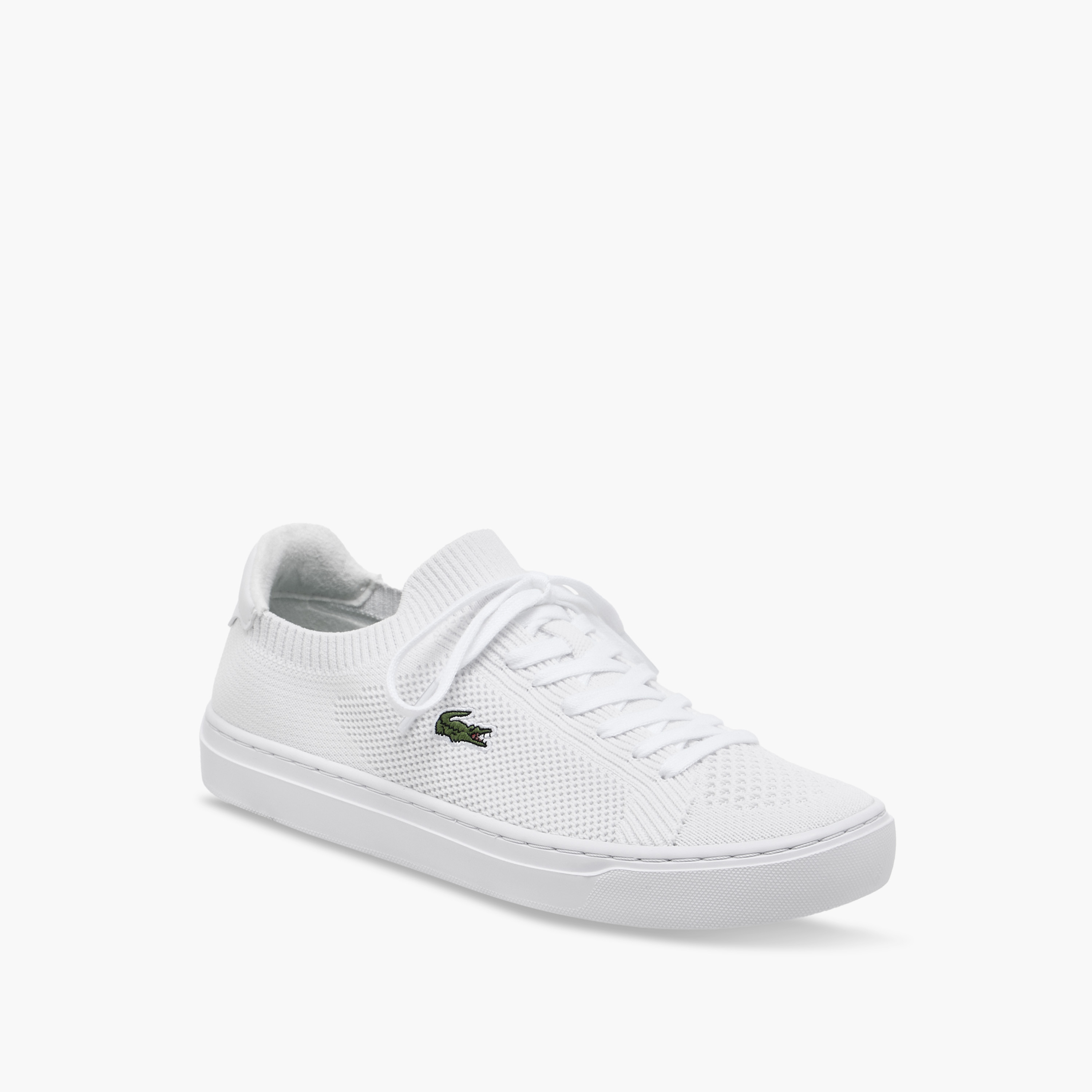 Lacoste Textured Lace-Up Sneakers-women-shoes-sneakers-image-2