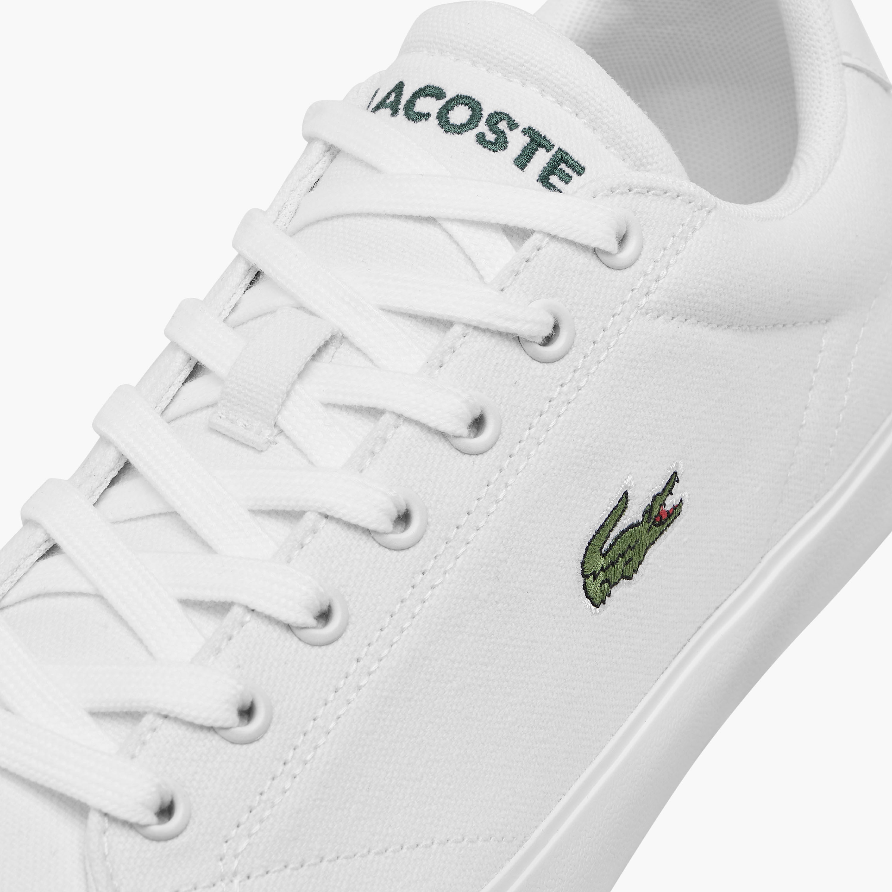 Lacoste Logo Detail Lace-Up Sneakers-men-shoes-sneakers-image-4