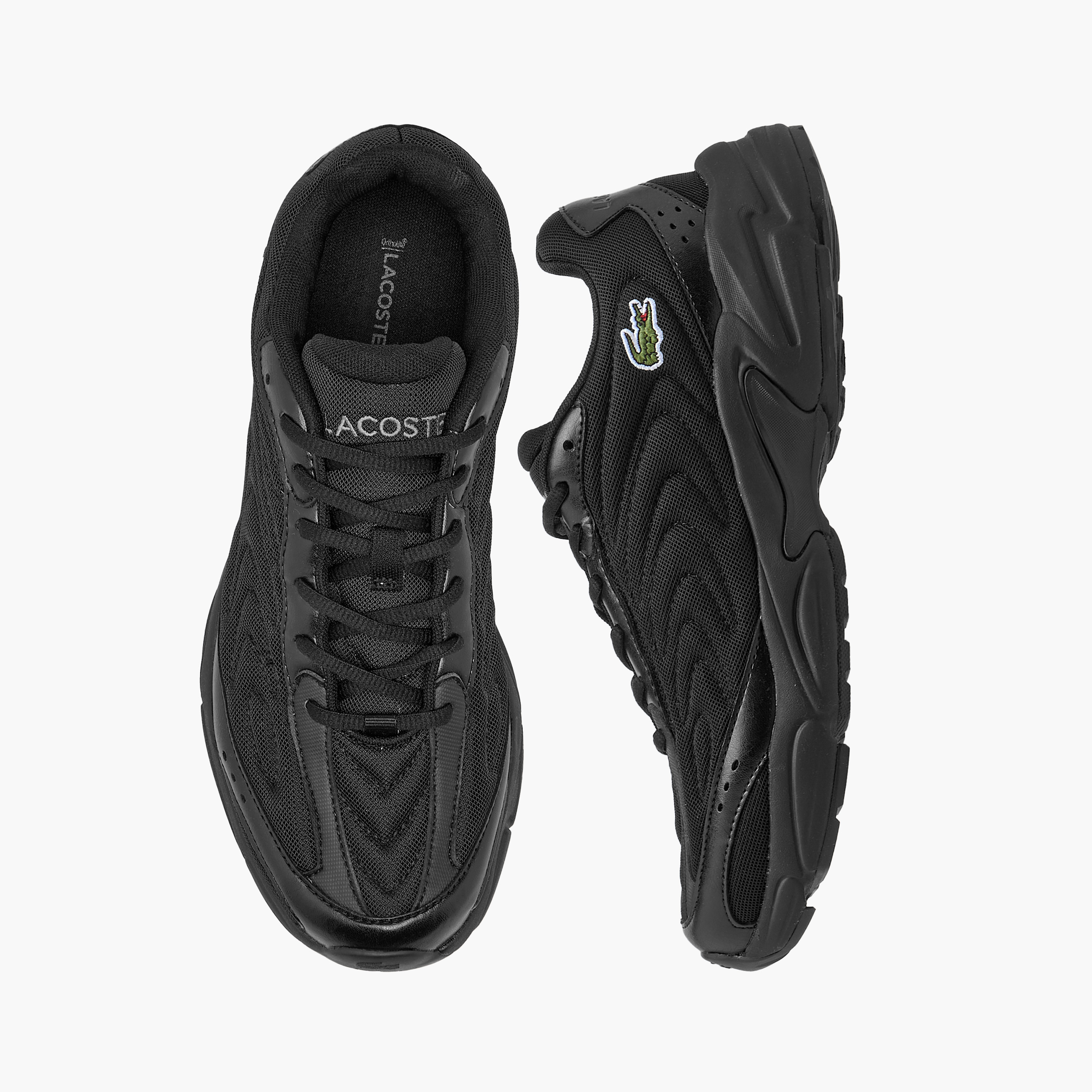 حذاء سنيكرز برباط إغلاق بارز الملمس للرجال من لاكوست-men-shoes-sneakers-image-1