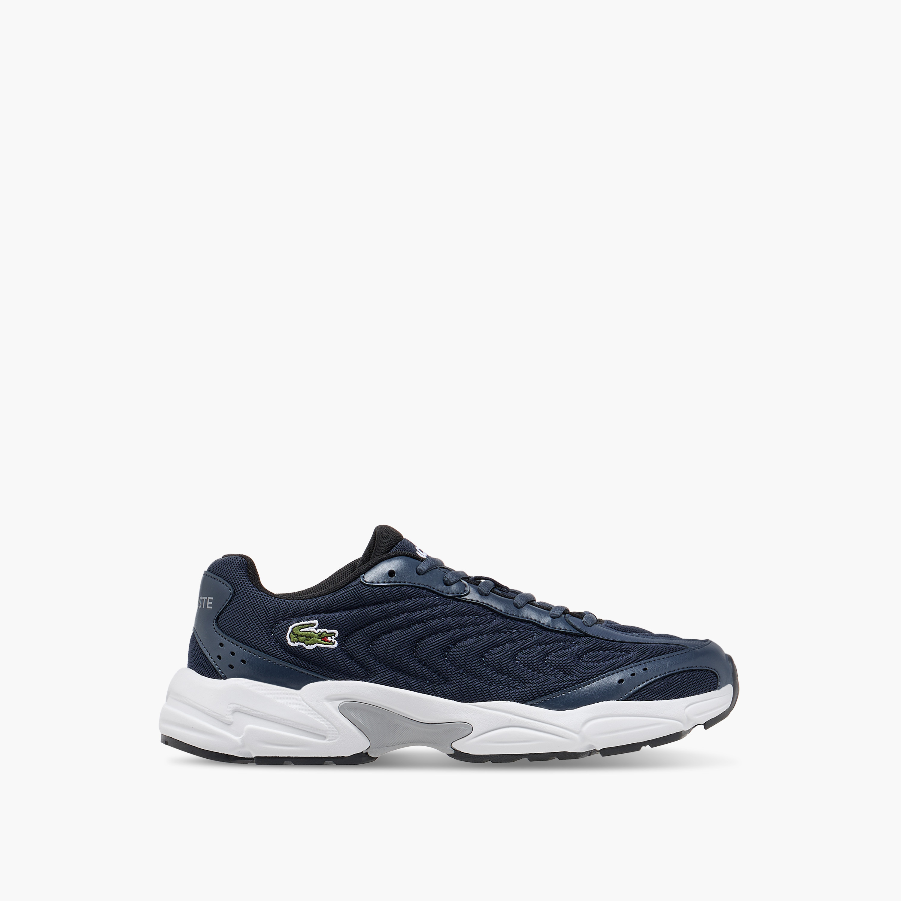 حذاء سنيكرز بارز الملمس برباط إغلاق للرجال من لاكوست-men-shoes-sneakers-image-3