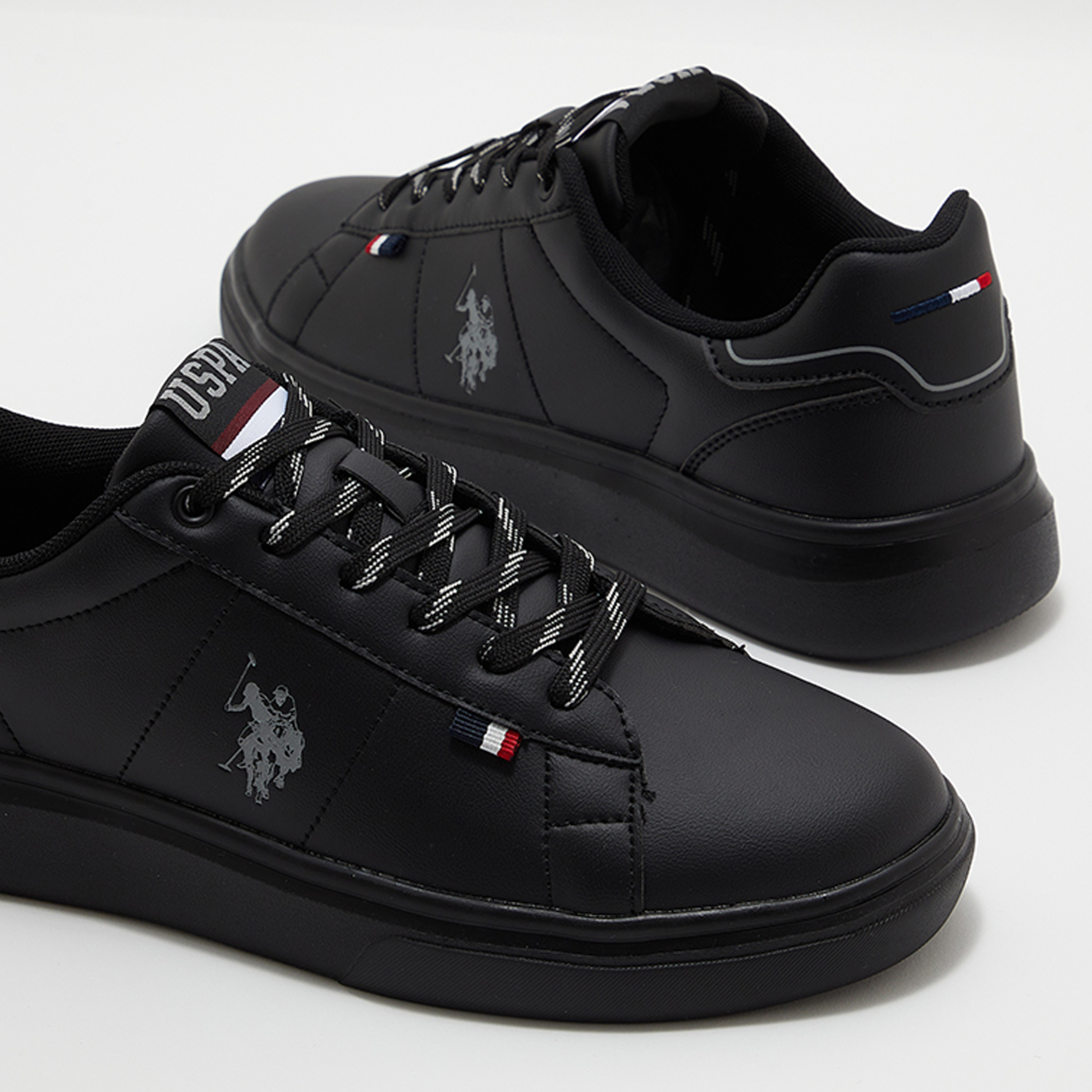 U.S. Polo Assn Mens Lace-Up 4M ARES GLB 4FX Low Ankle Sneakers-men-shoes-sneakers-image-6