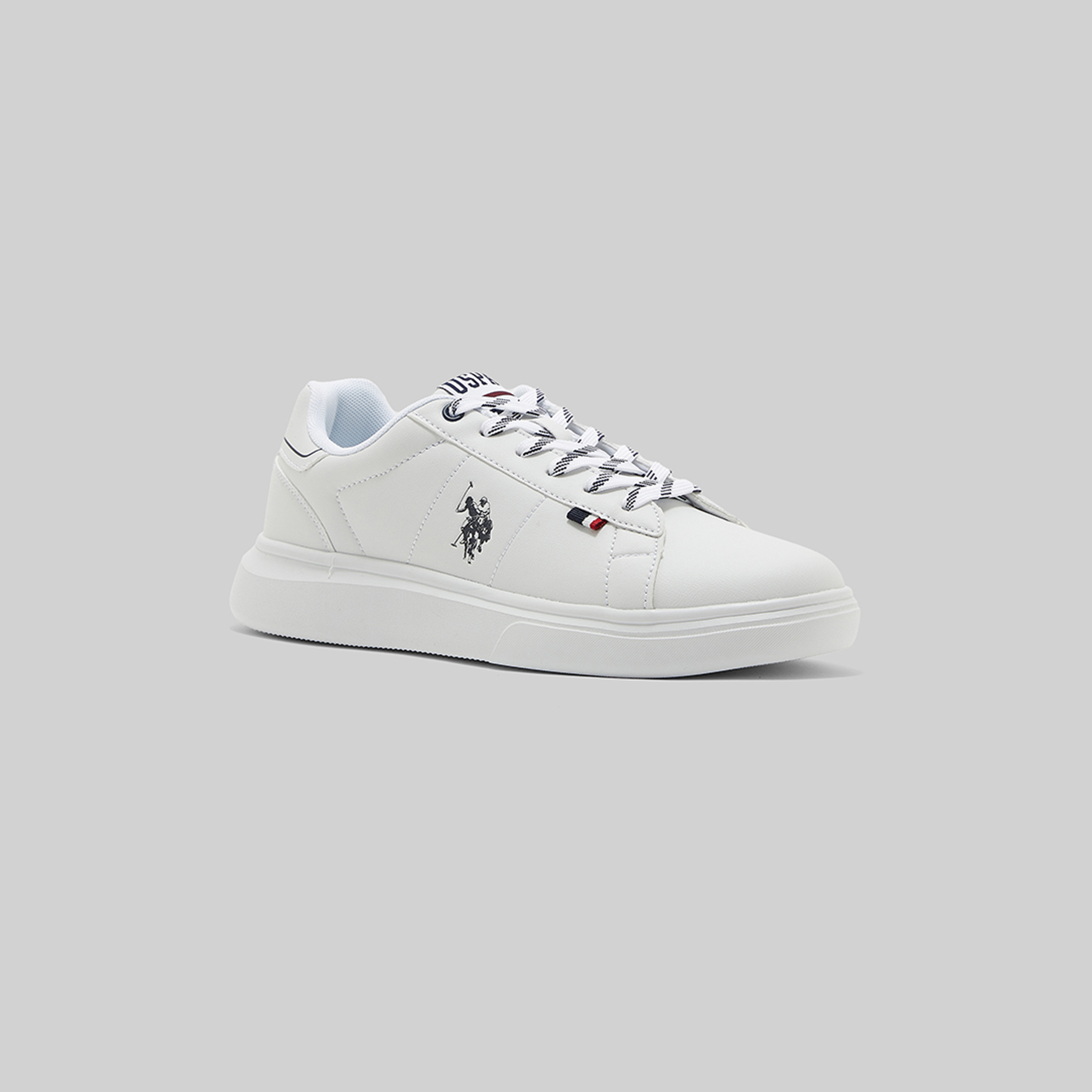 U.S. Polo Assn Mens Lace-Up 4M ARES GLB 4FX Low Ankle Sneakers-men-shoes-sneakers-image-1