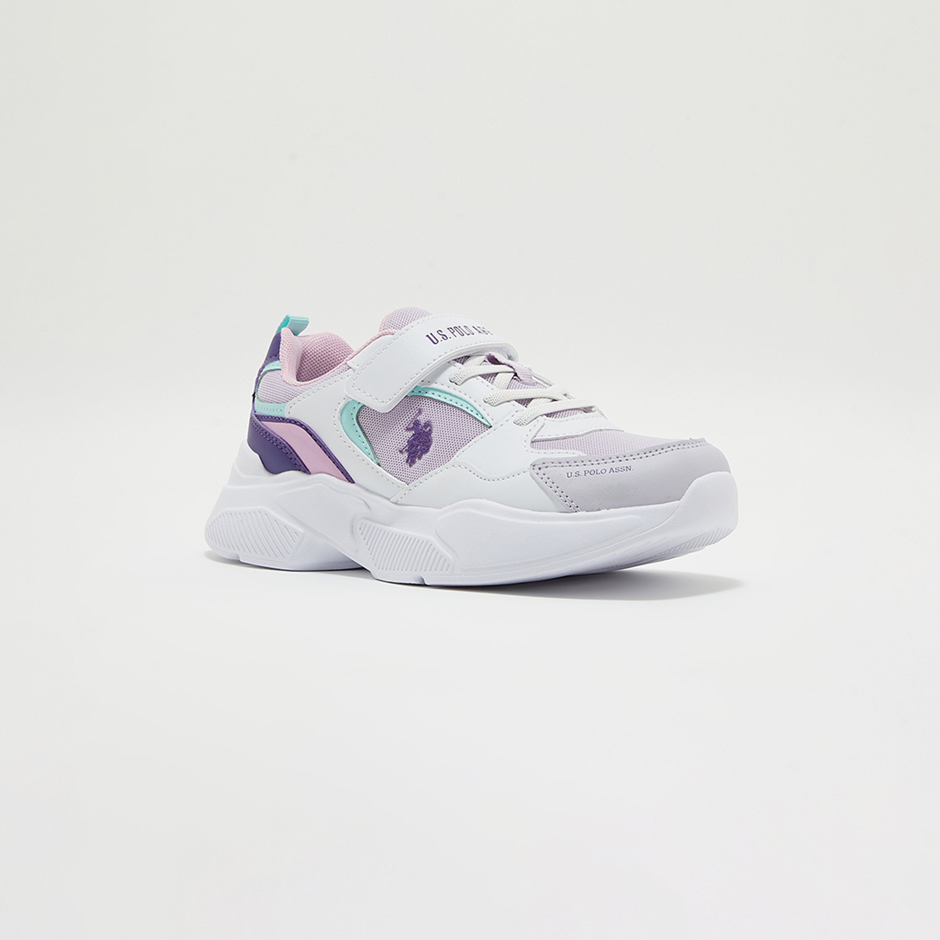 U.S. Polo Assn Kids Hook & Loop 4M CLOVER GLB 4FX Sneakers-girls-shoes-sneakers-image-1
