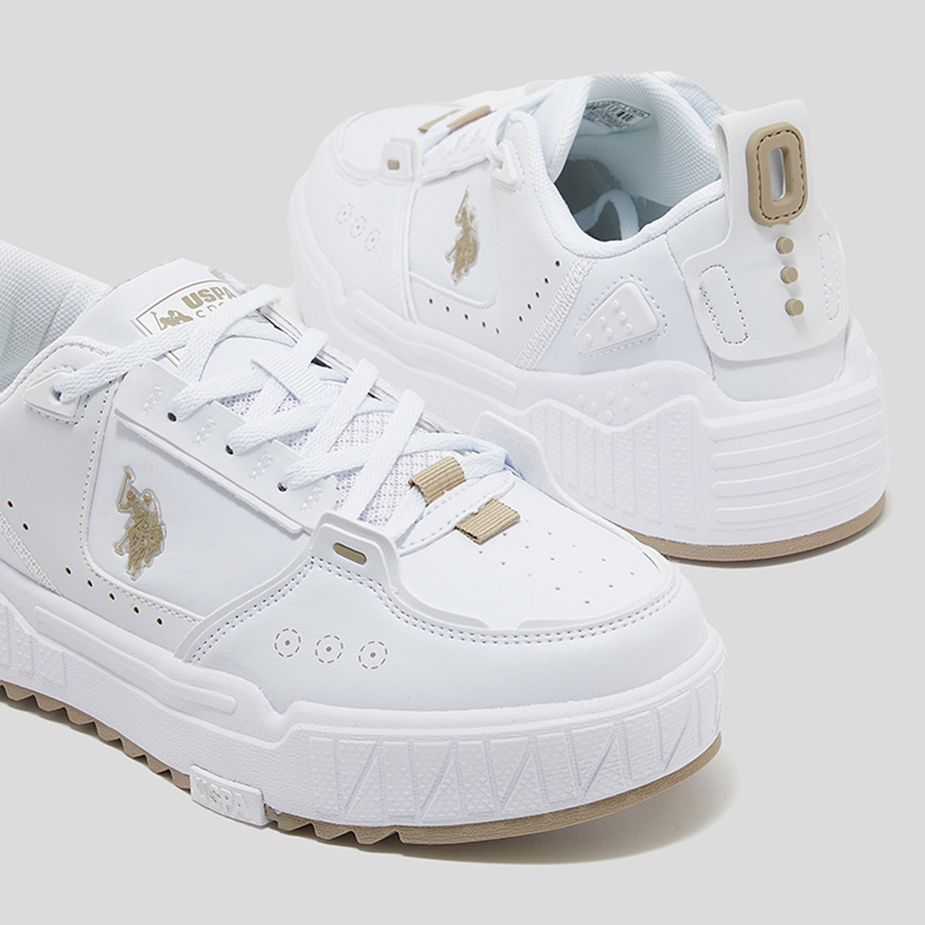 U.S. Polo Assn Unisex Lace-Up 4M DANCE WMN 4FX Low Ankle Sneakers-women-shoes-sneakers-image-2
