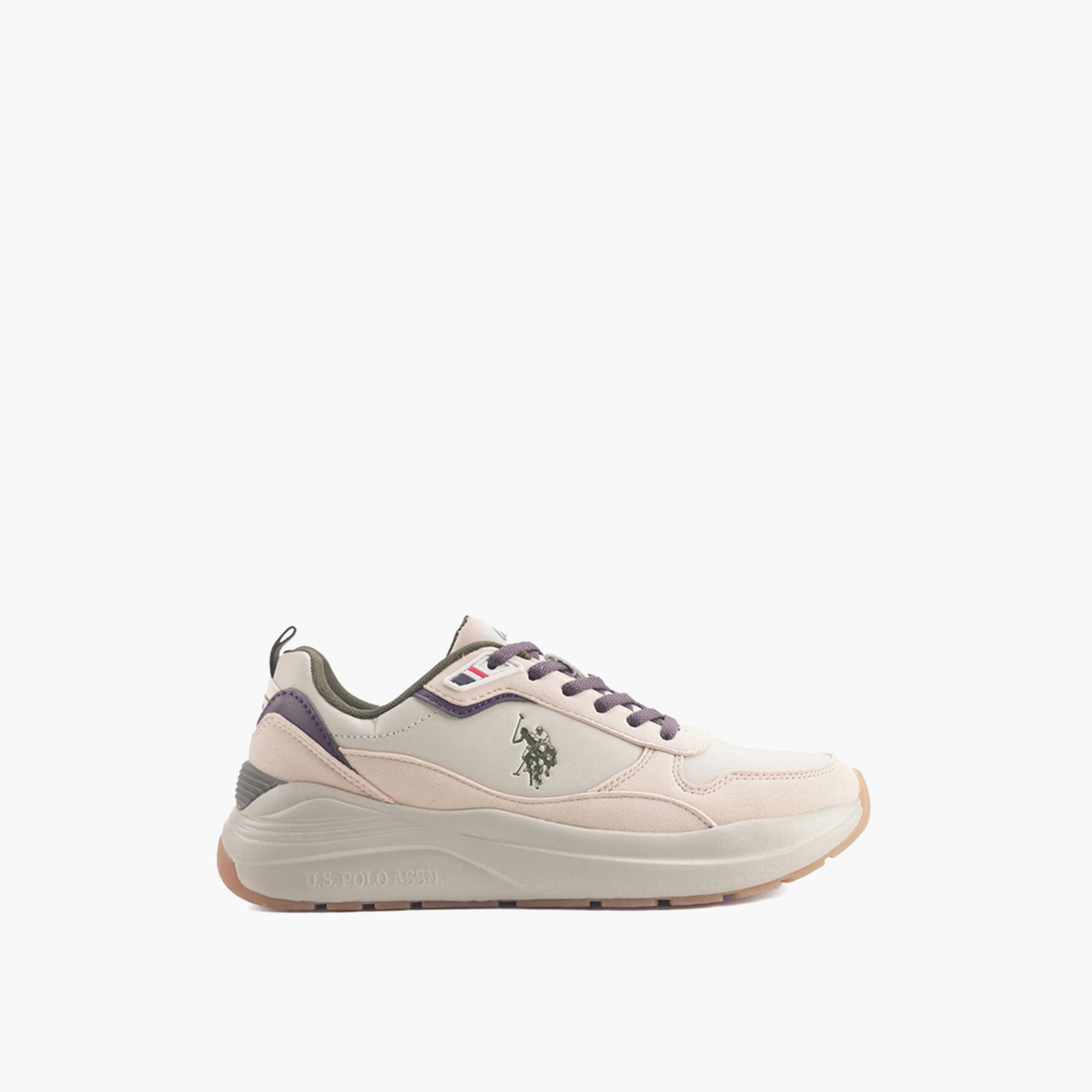 U.S. Polo Assn Women's Lace-Up Low Ankle Sneakers | WENDY GLB 4PR-women-shoes-sneakers-image-2