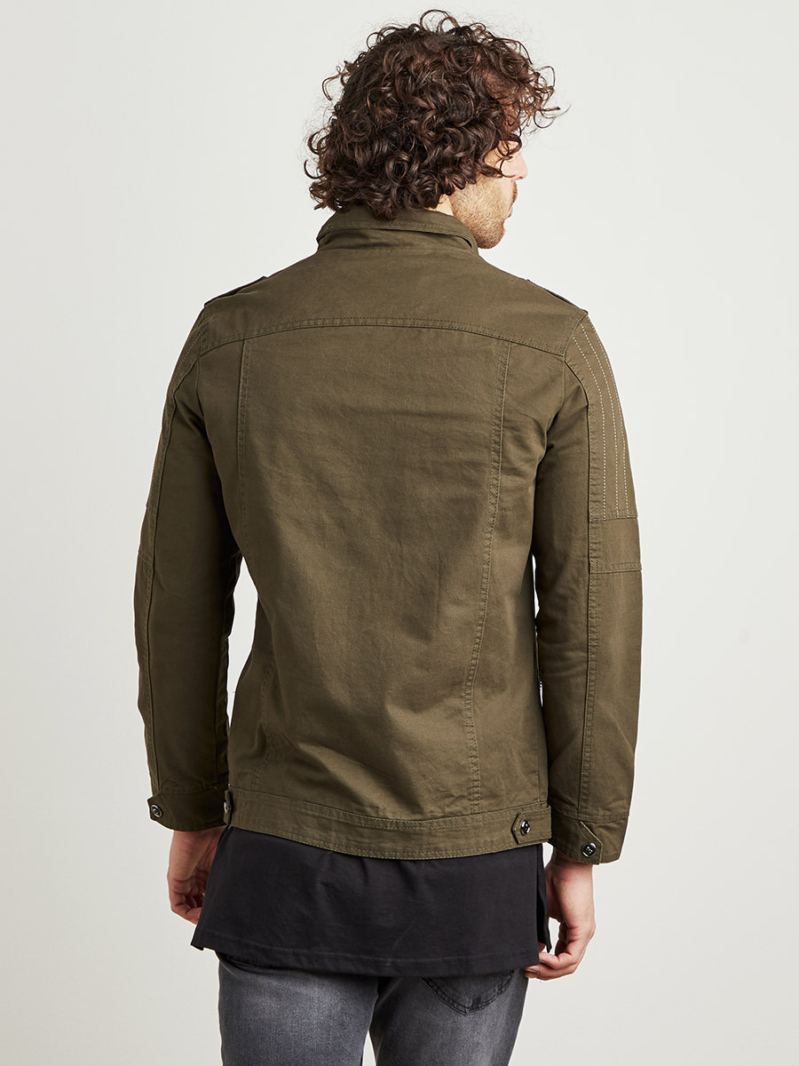 Zip and Pocket Detail Biker Jacket-men-clothing-jacketsandblazers-jackets-image-3