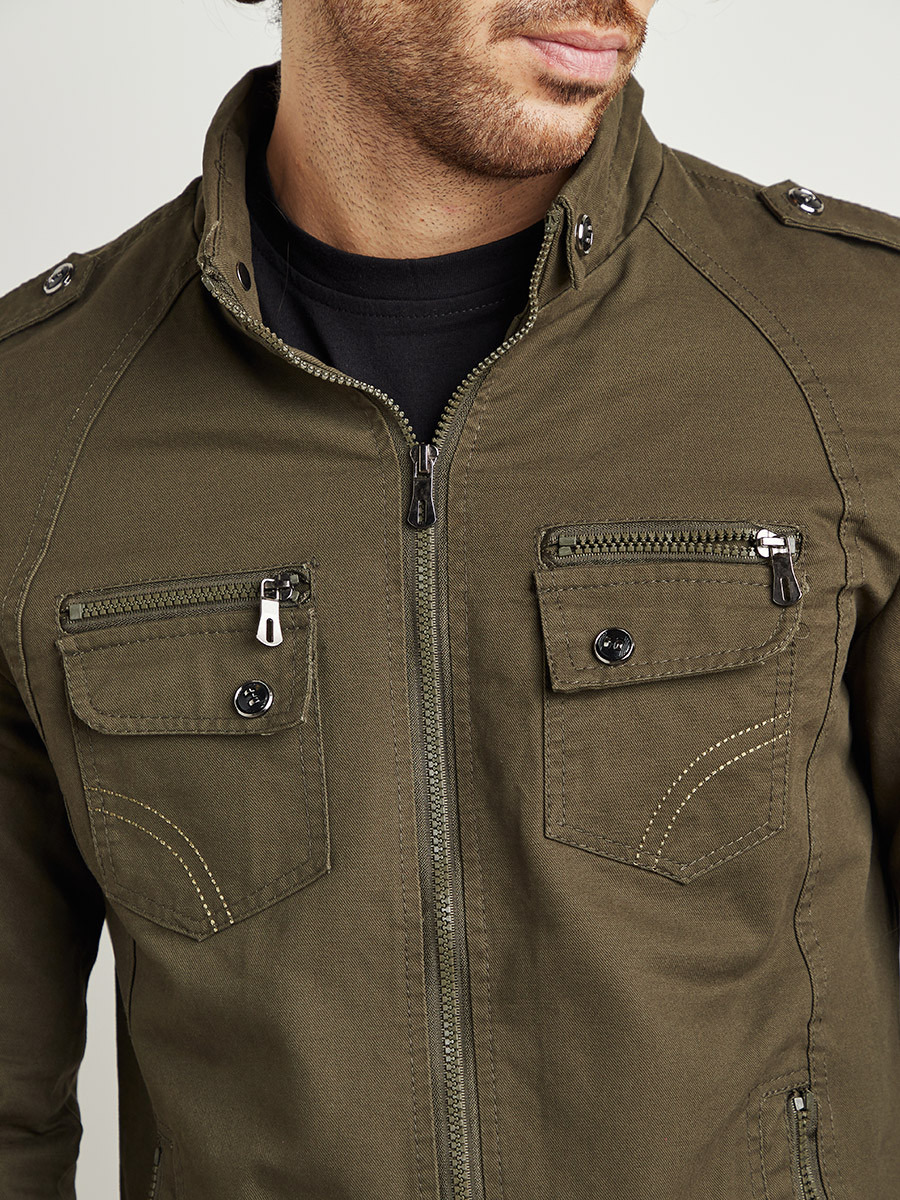 جاكيت بايكر بجيوب على الصدر-men-clothing-jacketsandblazers-jackets-image-4