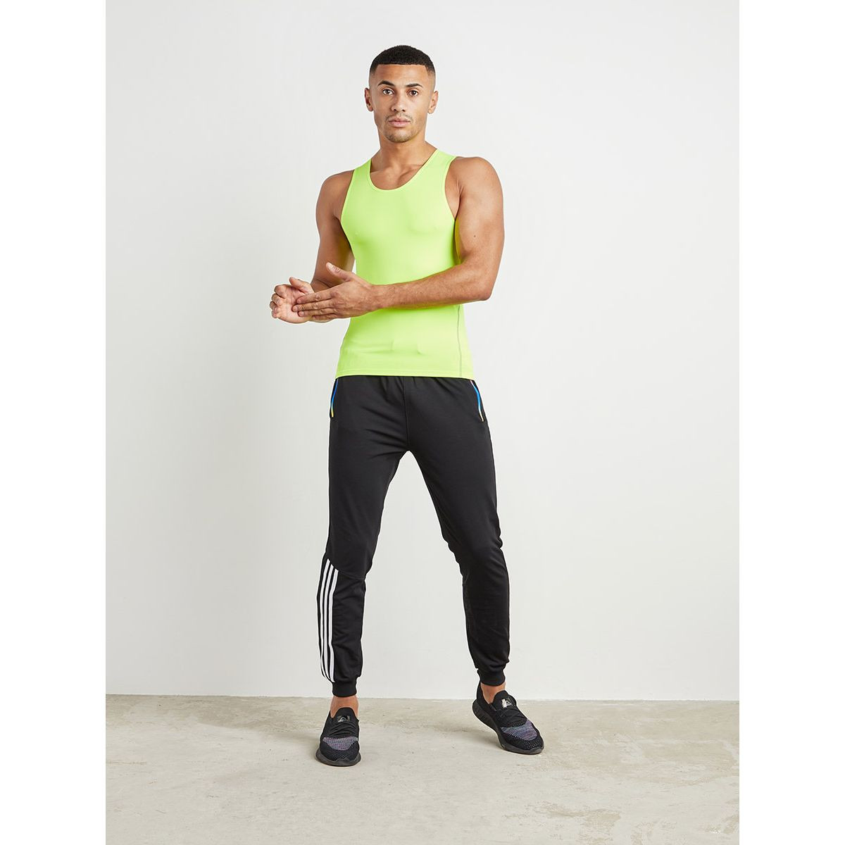 Styli Side Striped Joggers with Contrast Zip Pocket-men-clothing-bottoms-joggers-image-2