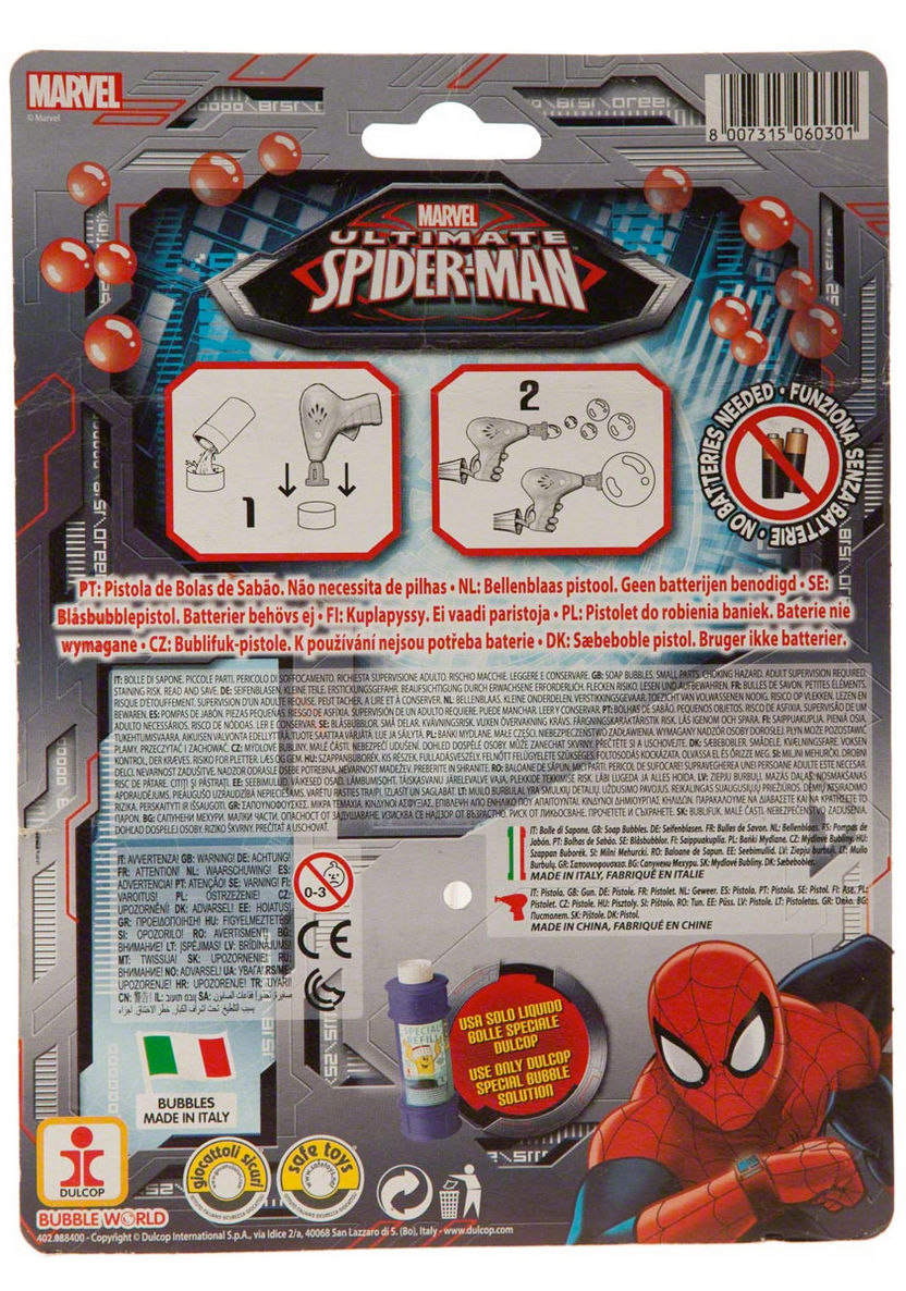 Spiderman Bubbles Gun-Educational-image-1