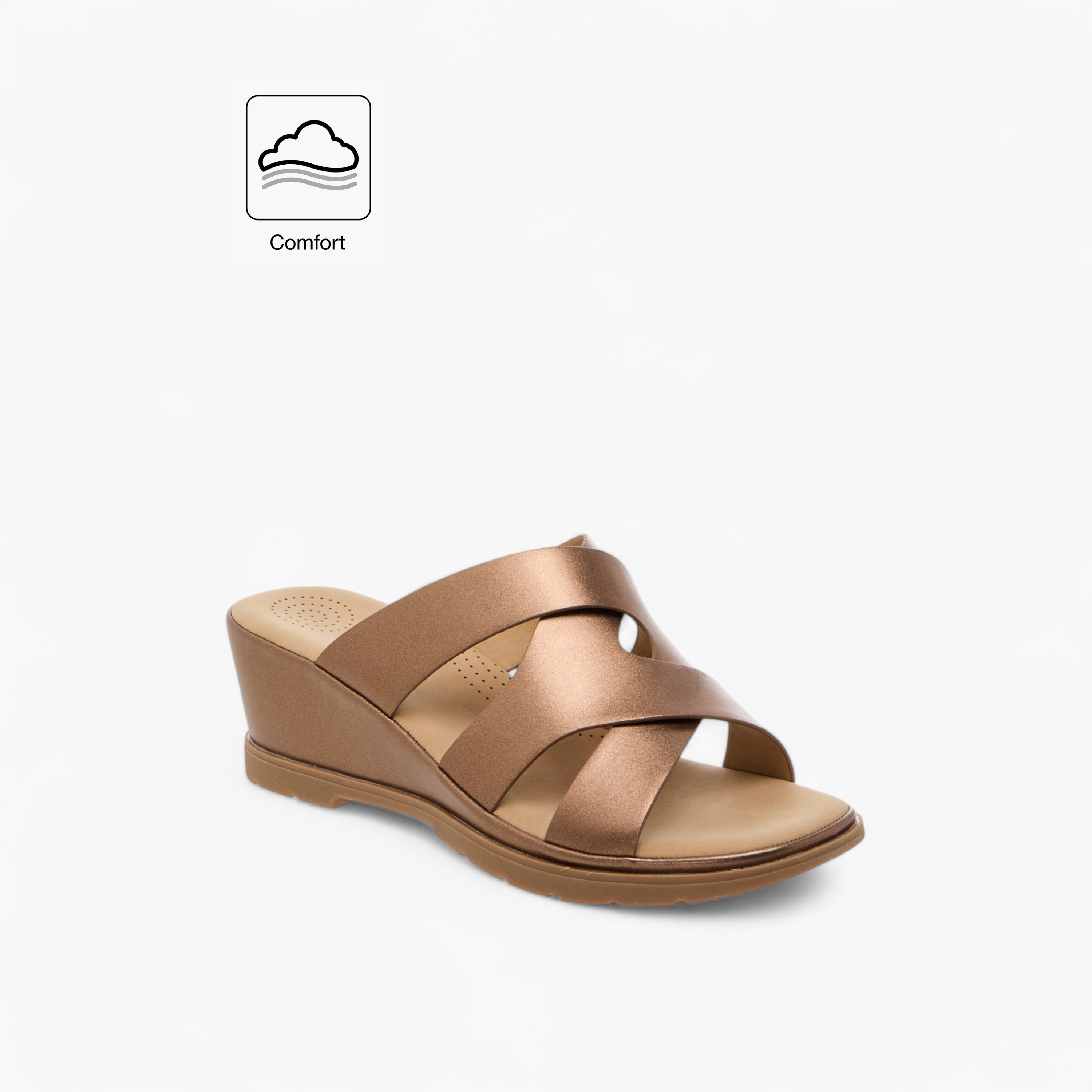 Flora Bella Slip-On Comfort Sandals with Wedge Heels-women-shoes-sandals-heeled-image-2
