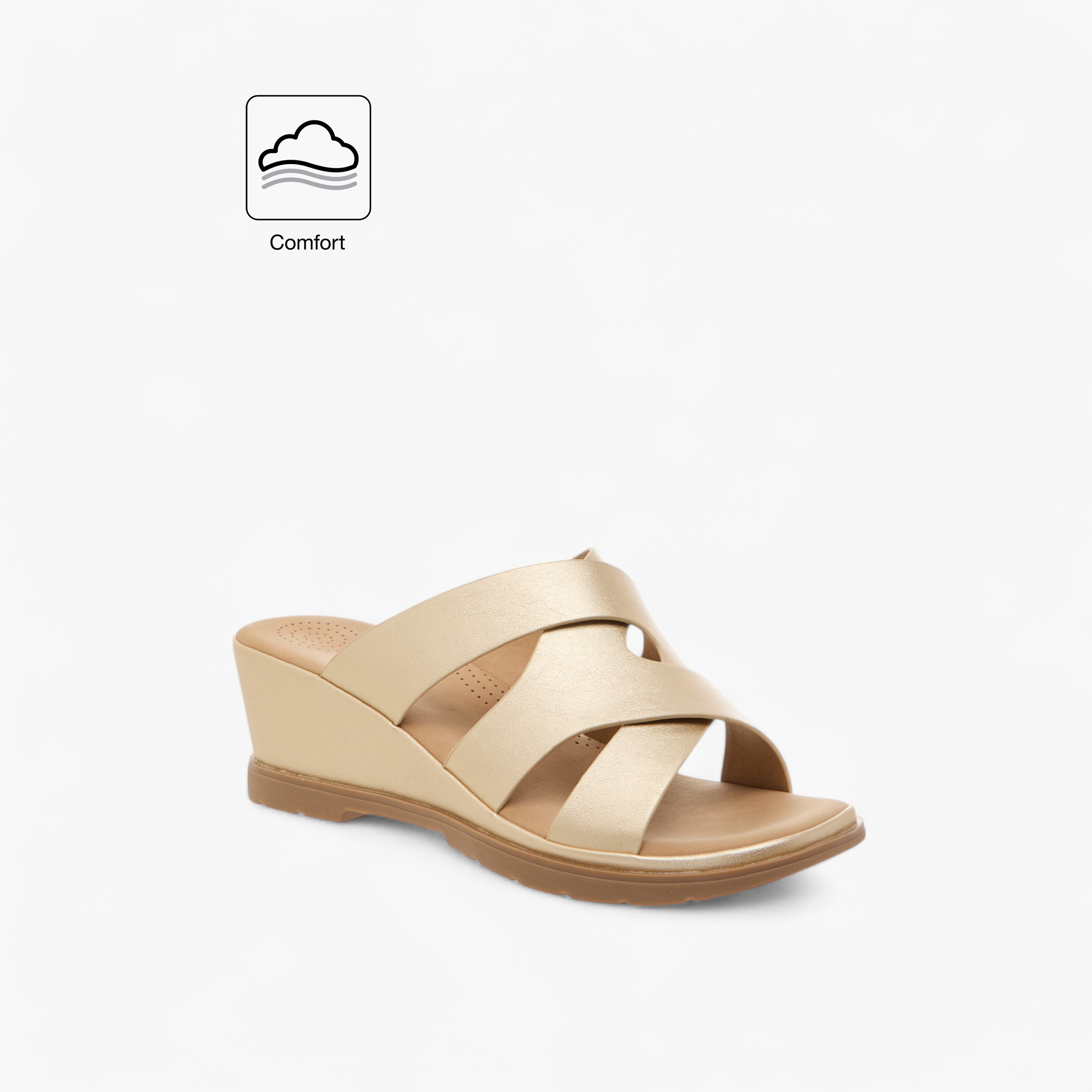 صندل مريح سهل الارتداء بكعب ويدج من فلورا بيلا-women-shoes-sandals-heeled-image-2