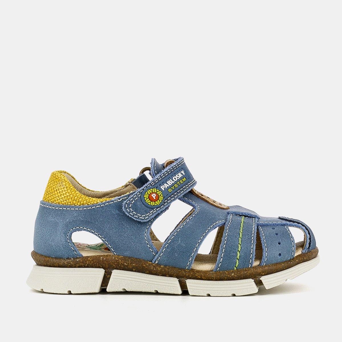 Buy Pablosky Boys Strap Sandals with Hook and Loop Closure Online for Boys Centrepoint Qatar