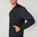 Textured Bomber Jacket with Long Sleeves and Pocket Detail-Jackets-thumbnailMobile-2