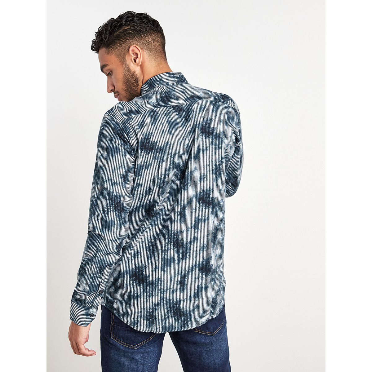 Styli Printed Shirt with Long Sleeve-men-clothing-shirts-image-3