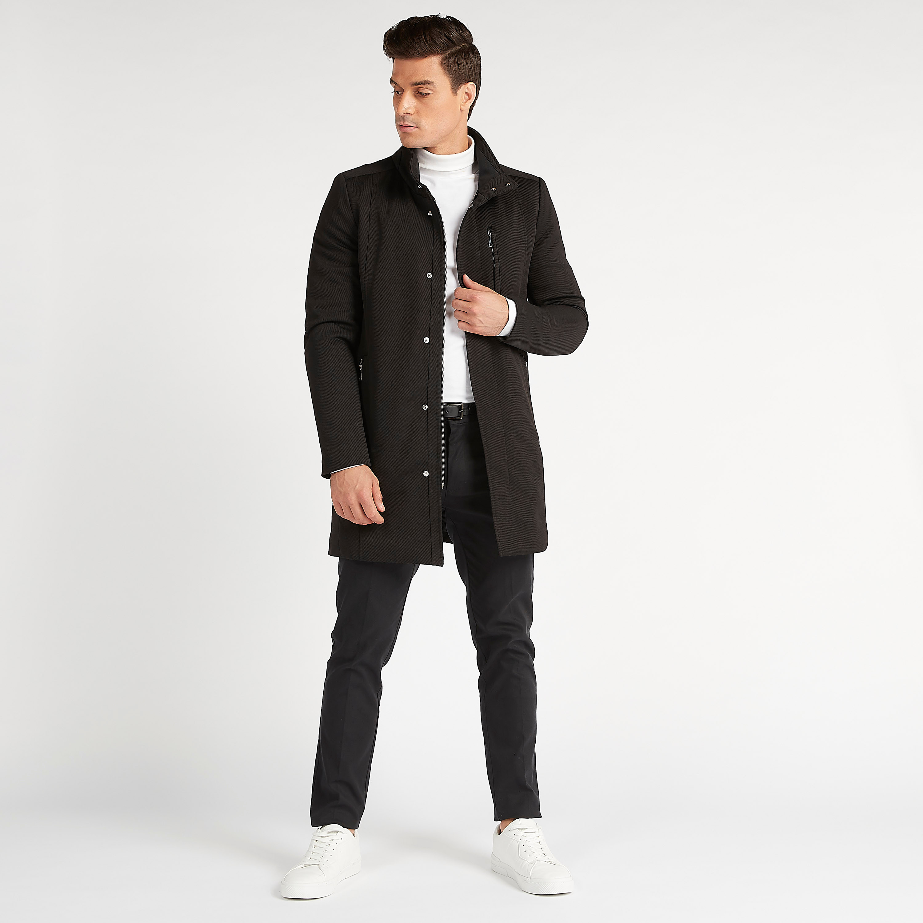 Men longline coat hotsell