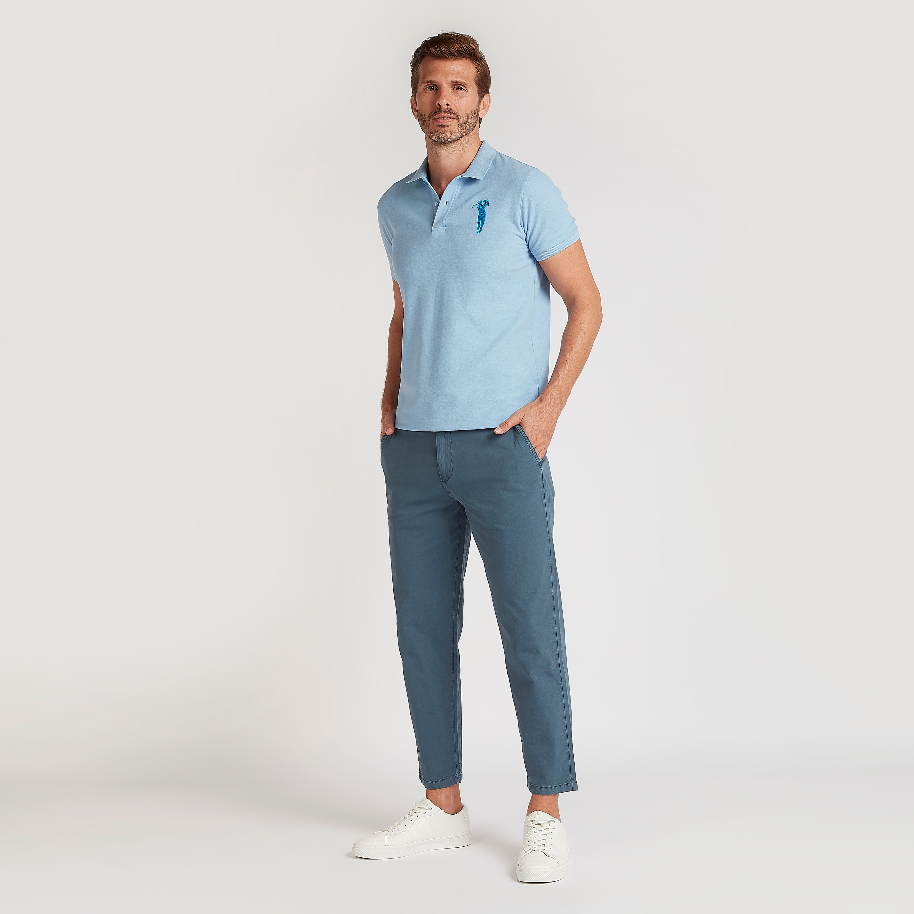 Solid Slim Fit Mid-Rise Trousers with Drawstring Closure-men-clothing-bottoms-trousersandchinos-trousers-image-2