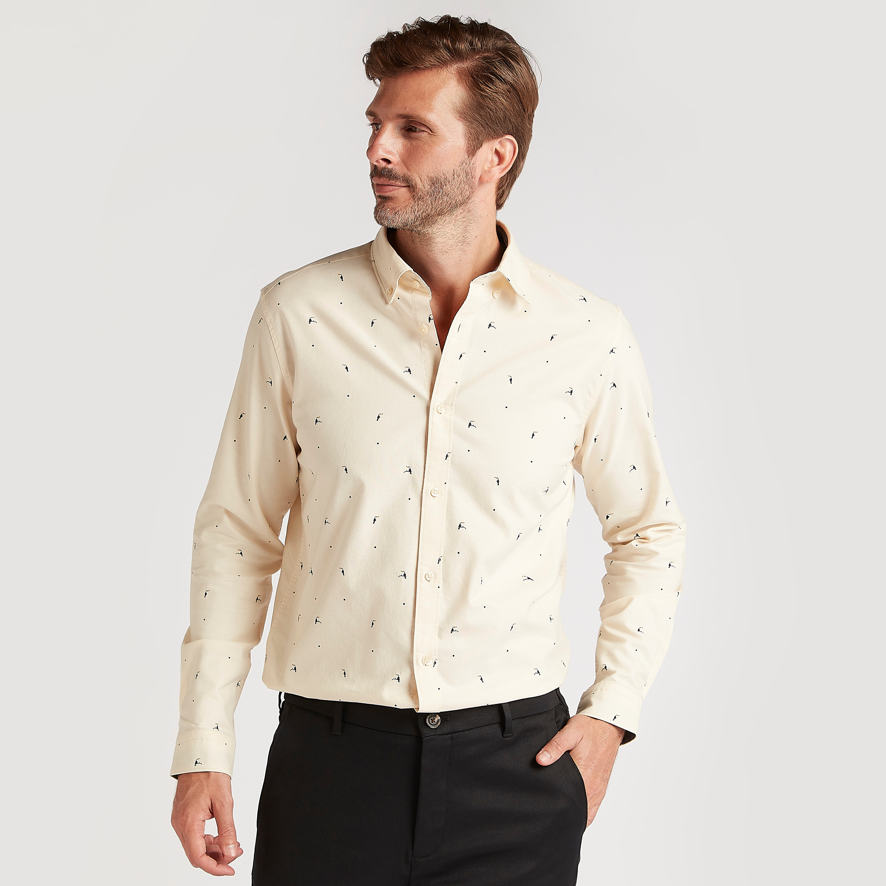 Printed Shirt with Long Sleeves-men-clothing-shirts-image-1