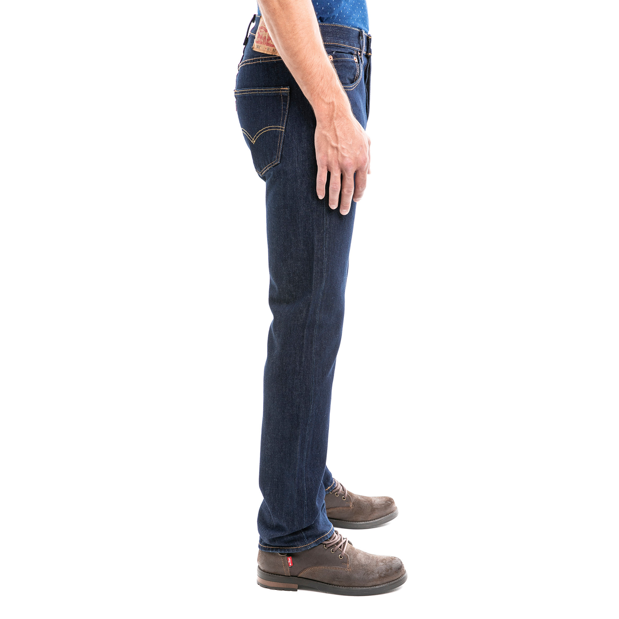 Levi's 501 Regular Fit Blue 5 Pockets Men's Jeans-men-clothing-bottoms-jeans-image-2