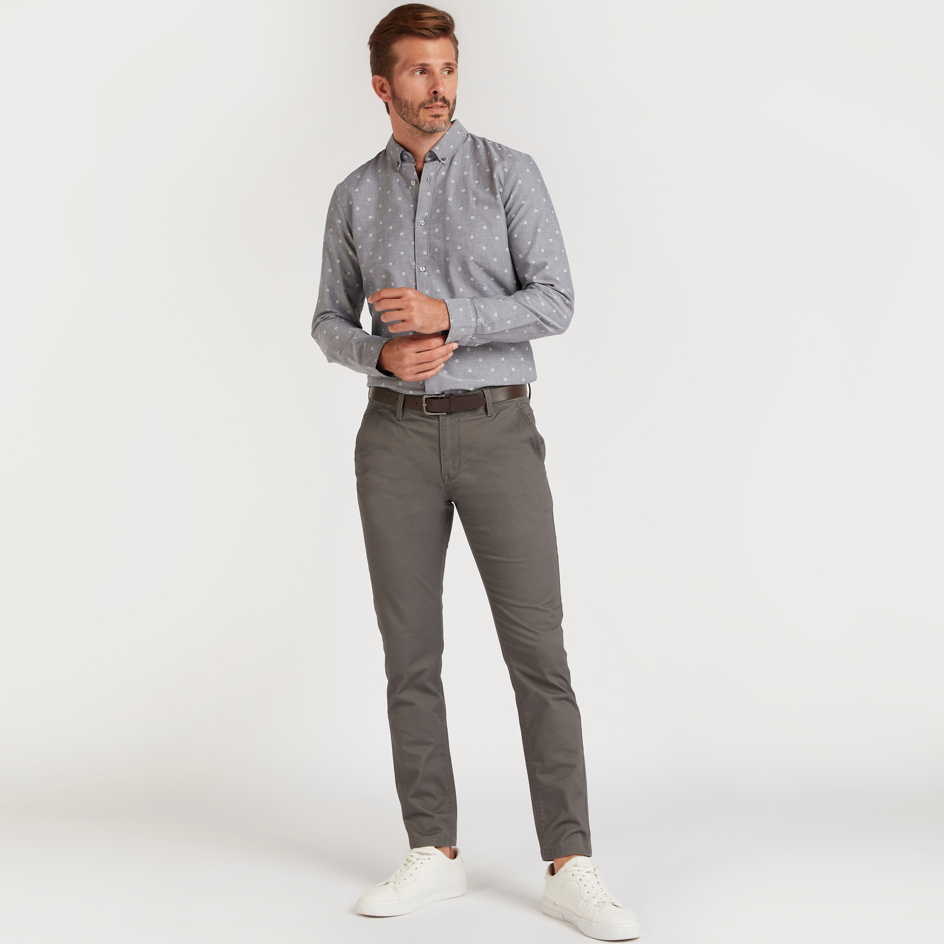 Solid Chino Pants with Button Closure and Pin Buckle Belt-men-clothing-bottoms-trousersandchinos-chinos-image-2