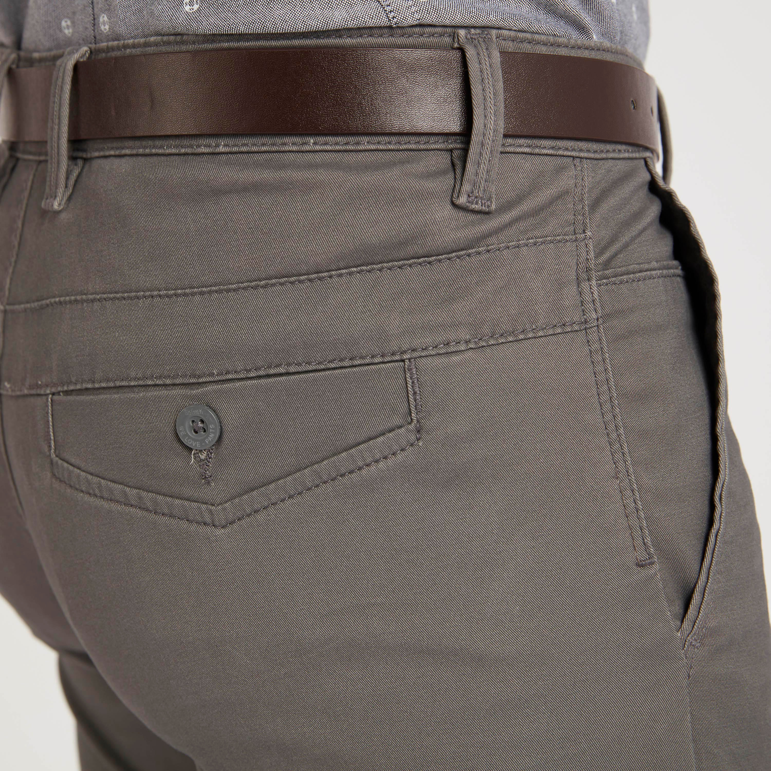 Solid Chino Pants with Button Closure and Pin Buckle Belt-men-clothing-bottoms-trousersandchinos-chinos-image-3
