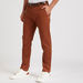 Solid Chinos with Belt and Pockets-Chinos-thumbnailMobile-0
