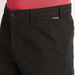 Textured Mid-Rise Trousers with Button Closure-Pants-thumbnailMobile-2