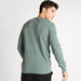 Textured Sweater with Crew Neck and Long Sleeves-Sweaters-thumbnailMobile-3