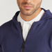 Textured Regular Fit Hooded Sweater with Long Sleeves-Sweaters-thumbnail-5