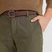 Solid Chino Pants with Belt and Button Closure-Chinos-thumbnailMobile-2
