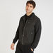 Solid Zip Through Lightweight Jacket with Pockets-Jackets-thumbnail-0