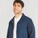 Solid Zip Through Lightweight Jacket with Pockets-Jackets-thumbnailMobile-4