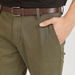Solid Slim-Fit Stretch Chino Pants with Belt and Pockets-Chinos-thumbnail-2
