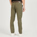 Solid Slim-Fit Stretch Chino Pants with Belt and Pockets-Chinos-thumbnail-3