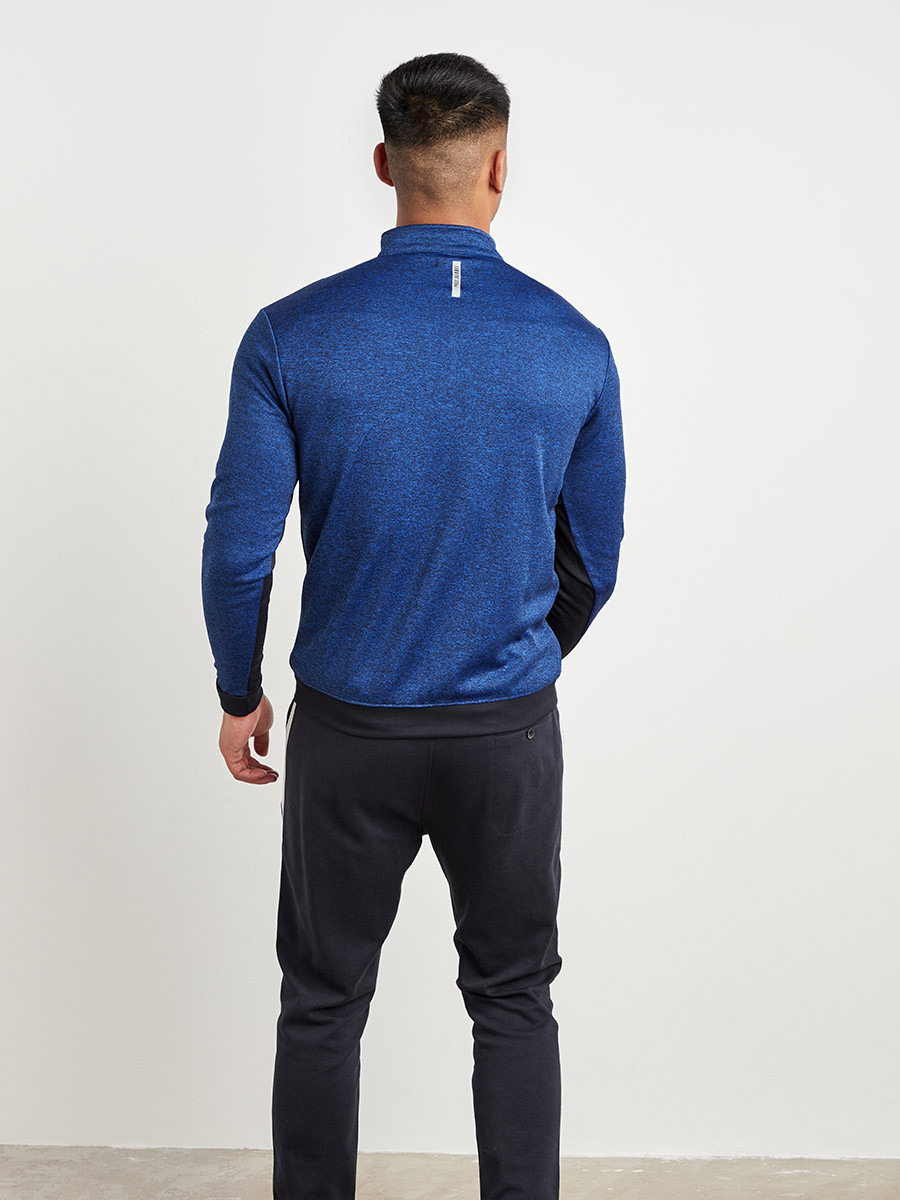 Color Block High Neck Jacket with Front Zip Closure-men-clothing-jacketsandblazers-jackets-image-4