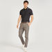 Printed Polo T-shirt with Short Sleeves and Button Closure-Polos-thumbnailMobile-2