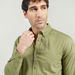 Printed Oxford Shirt with Long Sleeves and Button-Down Collar-Shirts-thumbnail-2
