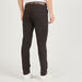Slim Fit Solid Chinos with Belt and Pockets-Chinos-thumbnail-3