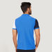 Colourblocked Polo T-shirt with Short Sleeves and Button Closure-Polos-thumbnailMobile-3