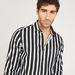 Striped Shirt with Long Sleeves and Pocket-Shirts-thumbnail-0