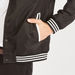 Solid Bomber Jacket with Pockets and Button Closure-Jackets-thumbnail-5