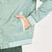 Solid Bomber Jacket with Pockets and Button Closure-Jackets-thumbnail-5